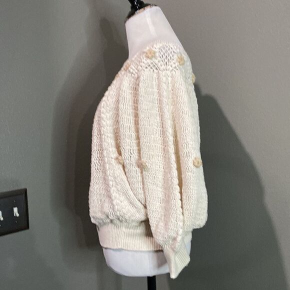 Vintage International Apparel Grannycore Cottage Core Knit Oversized Sweater - Picture 9 of 11